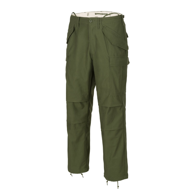 Тактичні штани Helikon-Tex M65 - NYCO SATEEN OLIVE GREEN L/regular - изображение 1