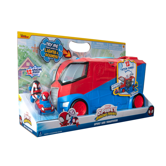 Samochód Jazwares Spidey Transporter (SNF0051) (191726409731) - obraz 2