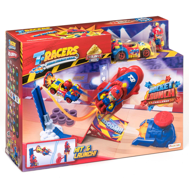 Ігровий набір Magic Box T-Racers S Rocket Launch Playset (PTRSD014IN30) (8431618018606) - зображення 2