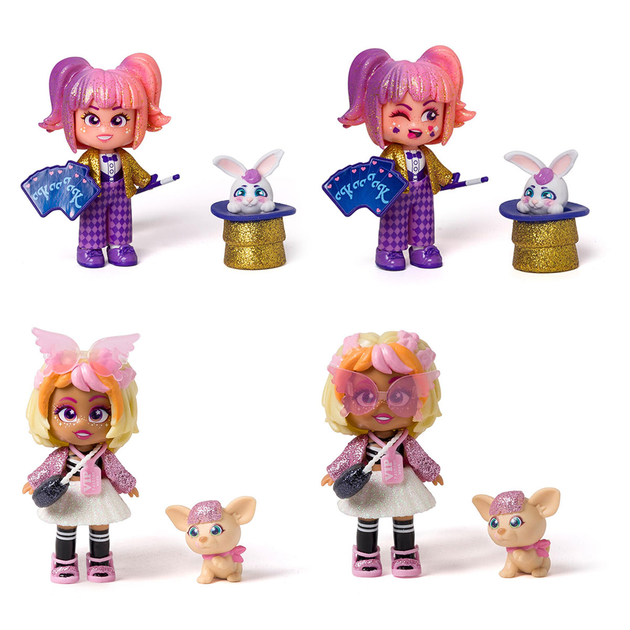 Figurka Jazwares KookyLoos Glitter Glam Seria 5 lalka 1 szt (SQDI00016) (8431618026519) - obraz 4