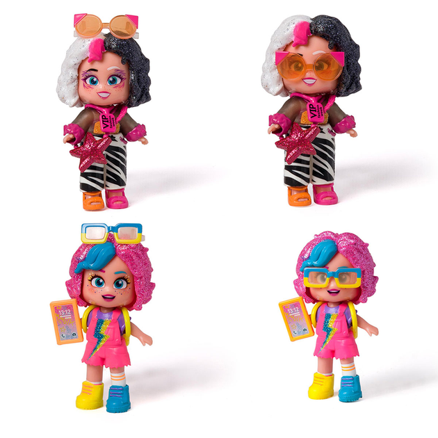 Figurka Jazwares KookyLoos Glitter Glam Seria 5 lalka 1 szt (SQDI00016) (8431618026519) - obraz 5