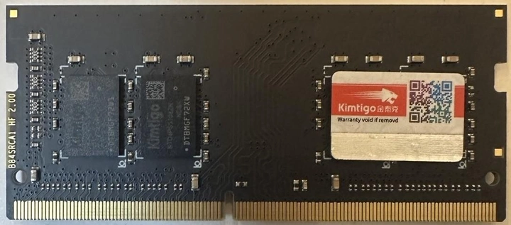 Оперативная память SODIMM 4GB DDR4 2666MHz Kimtigo - изображение 2