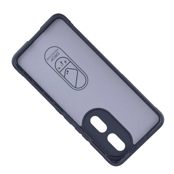 Силиконовый (TPU) чехол Deexe Terra Case для Honor 90 - Dark Blue - изображение 3