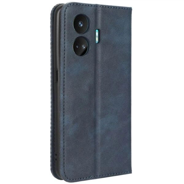 Чехол-книжка Deexe Retro Style для Realme GT Neo 5 SE - Blue - изображение 7