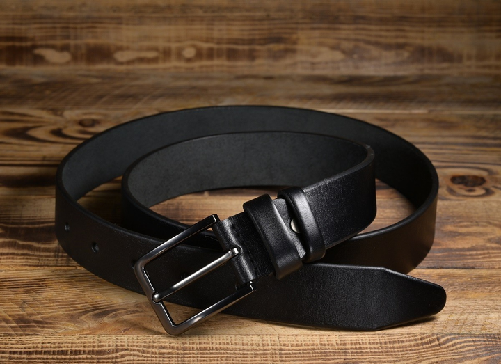 Ремень кожаный VDAR Чорный 3,5/110 см (13521811) от продавца: ВАПАПА ...