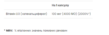 Vitamin D3 4000IU - 120 softgels вітамін D3 у софтгелях для імунної підтримки, міцних кісток та щоденного тонусу - изображение 2