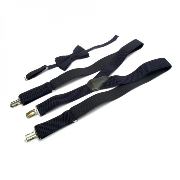 Набор подтяжки и бабочка Gofin suspenders 6х11 см (180-185х3,5 см) 000141143 - Фото 4 Набор подтяжки и бабочка Gofin suspenders 6х11 см (180-185х3,5 см) 000141143 - изображение 4