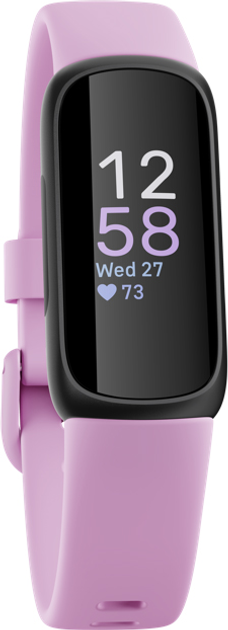 Smartband Fitbit Inspire 3 Black/Lilac Bliss (FB424BKLV) - obraz 2