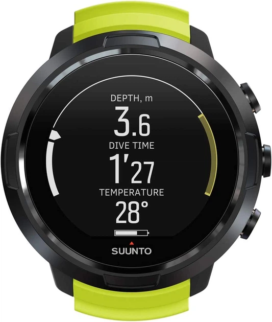Декомпресиметр Suunto D5 Wrist Dive Computer Lime - Фото 3 Декомпресиметр Suunto D5 Wrist Dive Computer Lime - зображення 3
