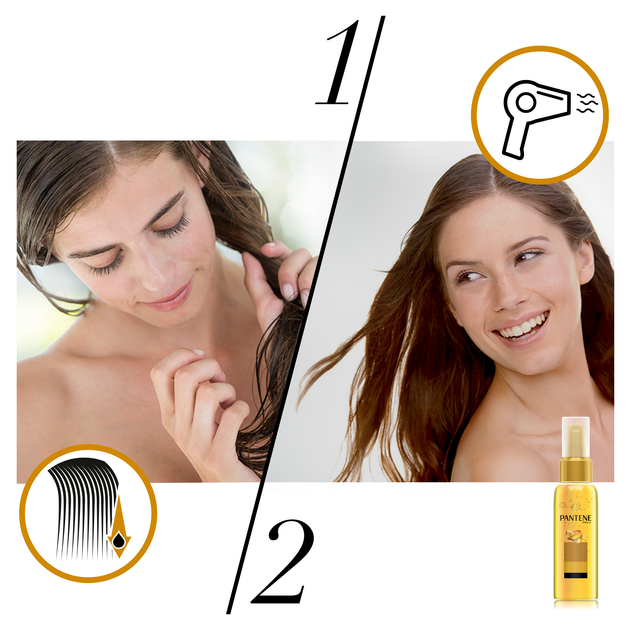 Olejek ochronny do włosów Pantene Pro-V Keratyn 100 ml (8006540124758) - obraz 3