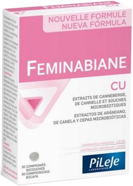 Suplement diety Pileje Feminabiane Urinary Comfort 30 tabletek (3701145600526) - obraz 1