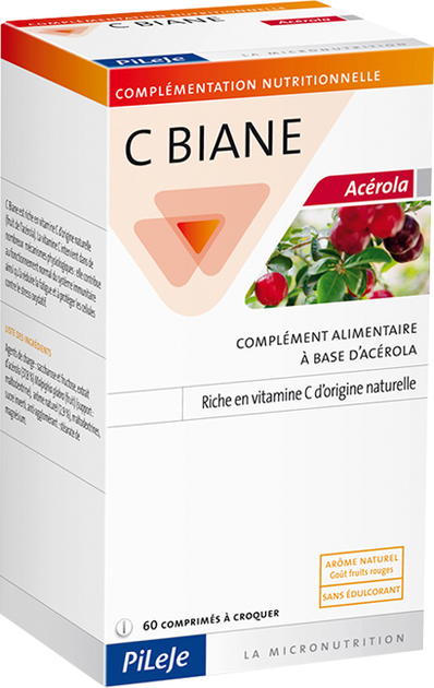 Дієтична добавка Pileje CBiane 60 таблеток (3401529507921) - зображення 1