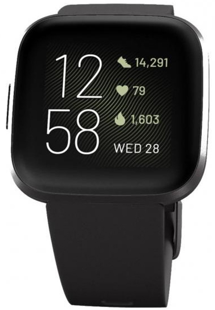 Смарт-годинник Fitbit Versa 2 Black (FB507BKBK) - зображення 2