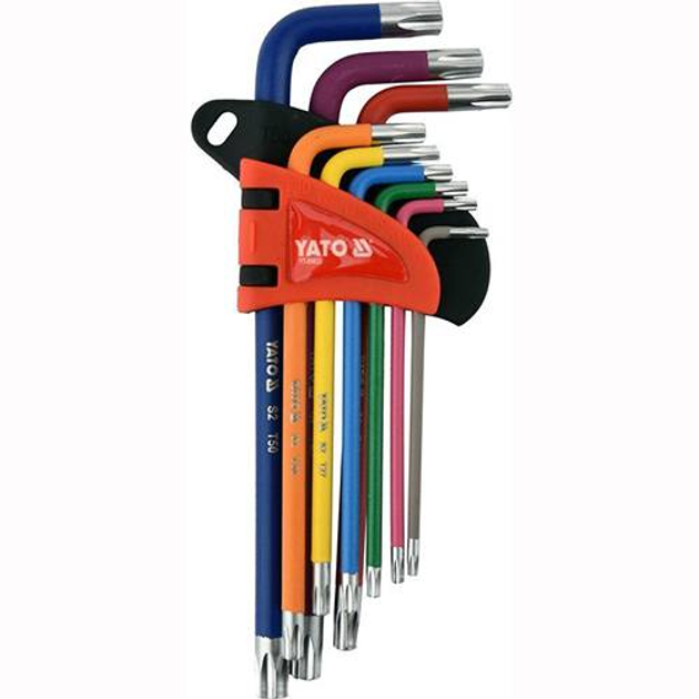 Набір шестигранних ключів Torx 9 ел YATO (YT-05633) – фото