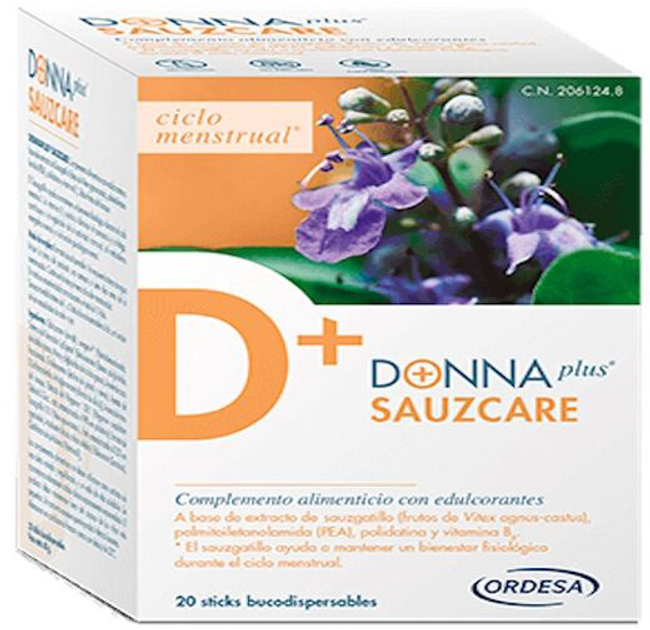 Suplement diety Ordesa Donnaplus Sauzcare 20 Sticks 20 g (8426594119119) - obraz 1