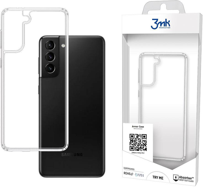 Панель 3MK Armor Case для Samsung Galaxy S21 Clear (5903108342124) - зображення 1