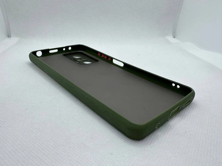 Чехол Sport Matt для Xiaomi Redmi Note 10 Pro Оливковый - Фото 2 Чехол Sport Matt для Xiaomi Redmi Note 10 Pro Оливковый - изображение 2
