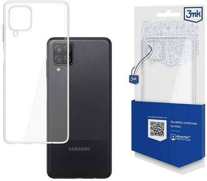 Etui plecki 3MK Clear Case do Samsung Galaxy A12 Transparent (5903108340311) - obraz 1