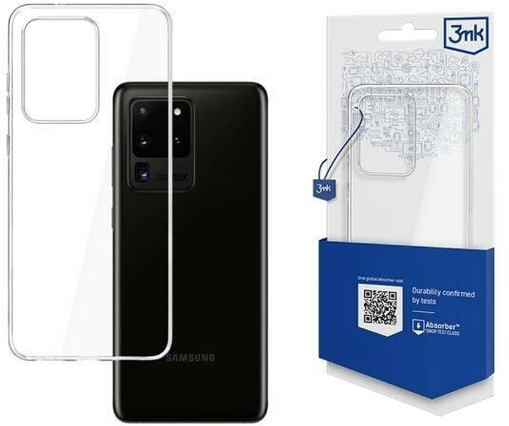 Панель 3MK Clear Case для Samsung Galaxy S20 Ultra Transparent (5903108223294) - зображення 1