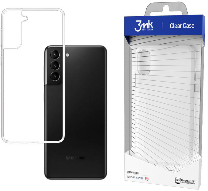 Панель 3MK Clear Case для Samsung Galaxy S21 Transparent (5903108335980) - зображення 1