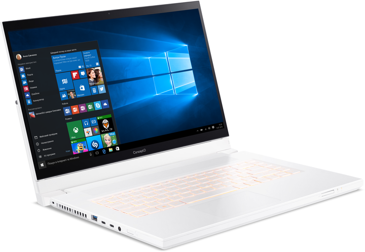 Ноутбук Acer ConceptD 7 Ezel Pro CC715-91P (ACNX.C5FEP.001) White - зображення 2