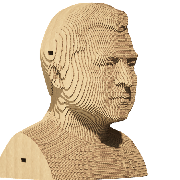 3D Пазл Картонный Cartonic Президент Украины Зеленский 127 деталей - изображение 4