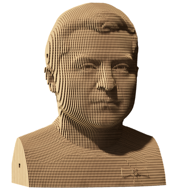 3D Пазл Картонный Cartonic Президент Украины Зеленский 127 деталей - изображение 5