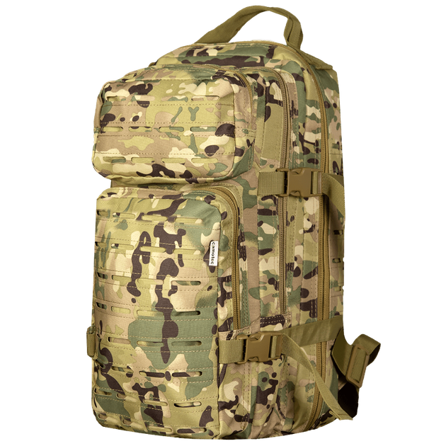Рюкзак тактический полевой универсальный маскировочный рюкзак для силовых структур Мультикам 25л 7127 TR_7127 - изображение 1