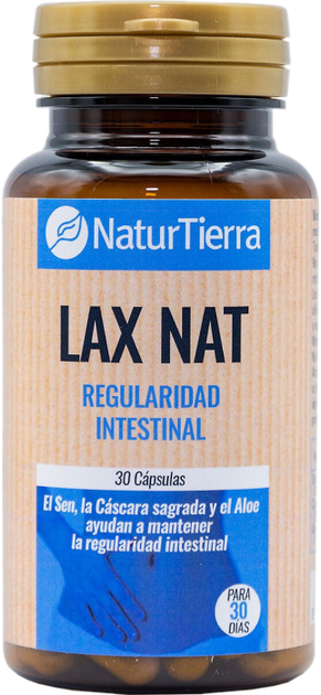 Дієтична добавка Naturtierra Lax Nat 30 капсул (8412016361952) - зображення 1