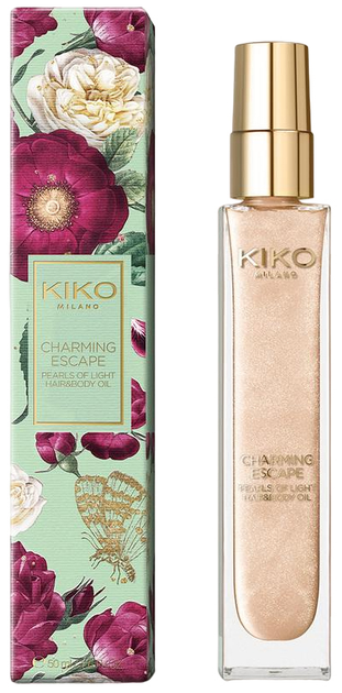 Олія для тіла та волосся Kiko Milano Charming Escape Pearls Of Light Hair & Body Oil 50 мл (8025272978217) - зображення 1