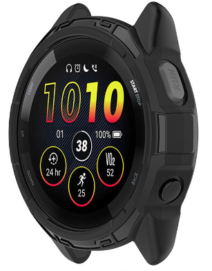 Чехол-бампер DK Силикон Outlines для Garmin Forerunner 265 (black) - изображение 3