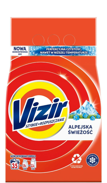 Proszek do prania Vizir Alpine Fresh 1.925 kg (8006540971291) - obraz 1