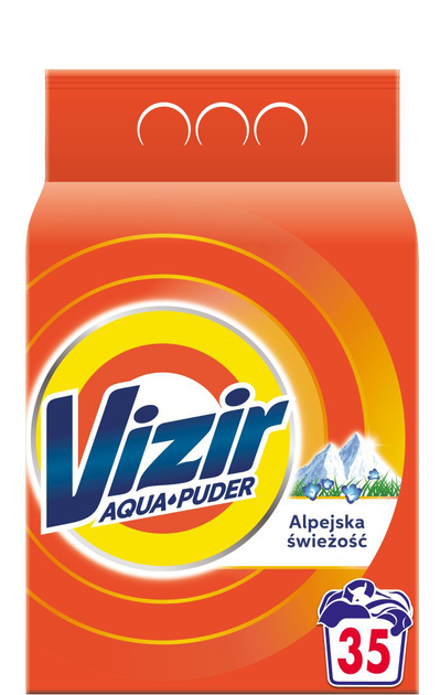 Proszek do prania Vizir Alpine Fresh qua Powder 2.275 kg (8006540521014) - obraz 1