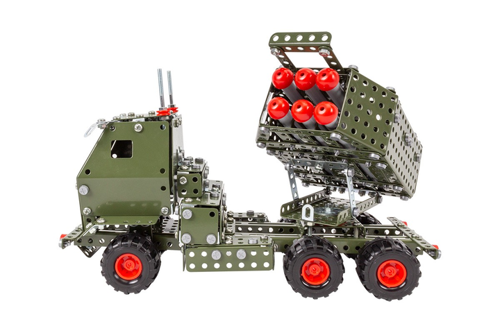 Металевий конструктор Himars 730 деталей ТехноК 8355 - Фото 2 Металевий конструктор Himars 730 деталей ТехноК 8355 - зображення 2