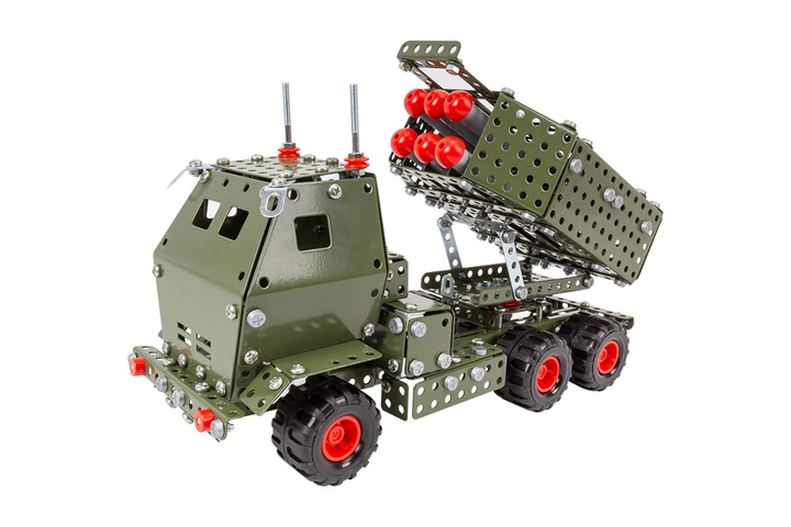 Металевий конструктор Himars 730 деталей ТехноК 8355 - Фото 3 Металевий конструктор Himars 730 деталей ТехноК 8355 - зображення 3
