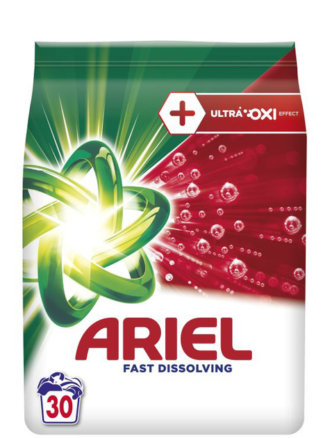Proszek do prania Ariel +Ultra OXI Effect 1.65 kg (8006540940372) - obraz 1