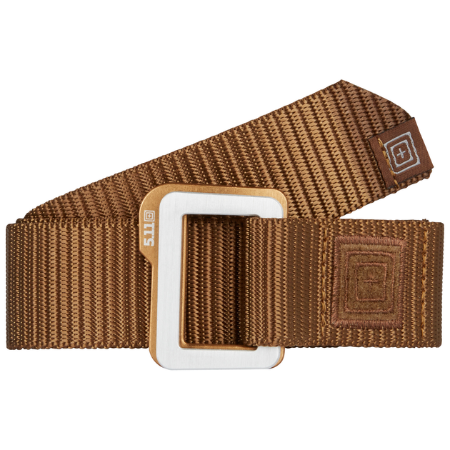 Пояс тактичний 5.11 Tactical TRAVERSE DOUBLE BUCKLE BELT Battle Brown 2XL (59510-116) - изображение 2