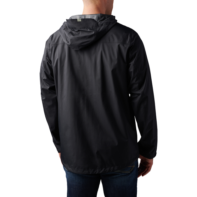 Куртка штормова 5.11 Tactical Exos Rain Shell Black S (48370-019) - зображення 2