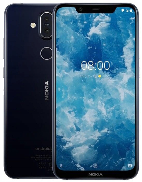 Smartfon Nokia 8.1 TA-1119 DualSim 4/64GB Blue (11PNXL01A03) - obraz 1