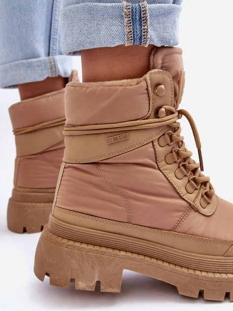 Śniegowce damskie wysokie Big Star MM274340 37 Beżowe (5900714685904) - obraz 8