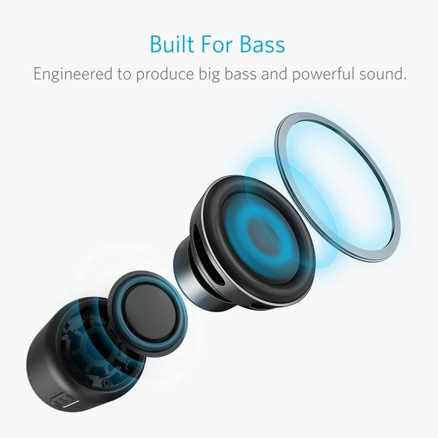 Портативная колонка ANKER SoundCore mini 5W Black - Фото 3 Портативная колонка ANKER SoundCore mini 5W Black - изображение 3
