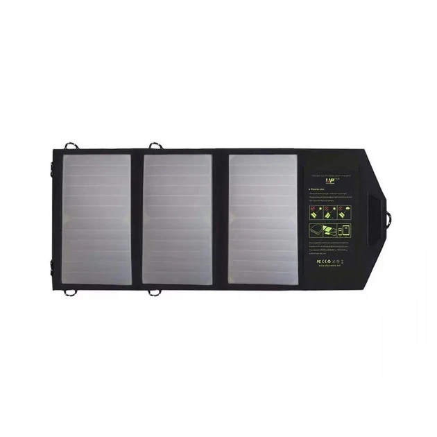 Cонячна панель ALLPOWERS 21W зарядний пристрі 2хUSB 5V Чорний (AP-SP5V21W) - зображення 7