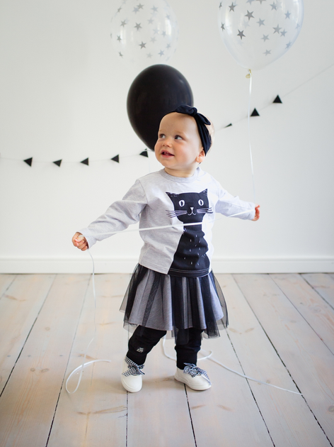 Spódniczka dziecięca dla dziewczynki tiulowa Pinokio Happy Day 62 cm Czarna (5901033219665) - obraz 1