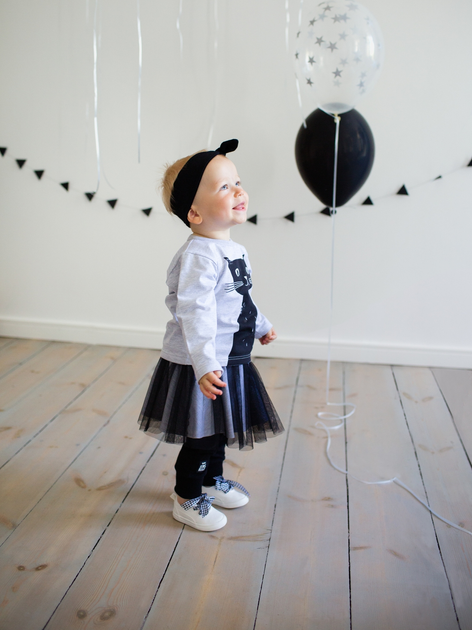 Дитяча спідниця для дівчинки Pinokio Happy Day 86 см Чорна (5901033219702) - зображення 2