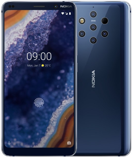 Smartfon Nokia 9 PureView TA-1087 DualSim 6/128GB Blue (11AOPL01A06) - obraz 1
