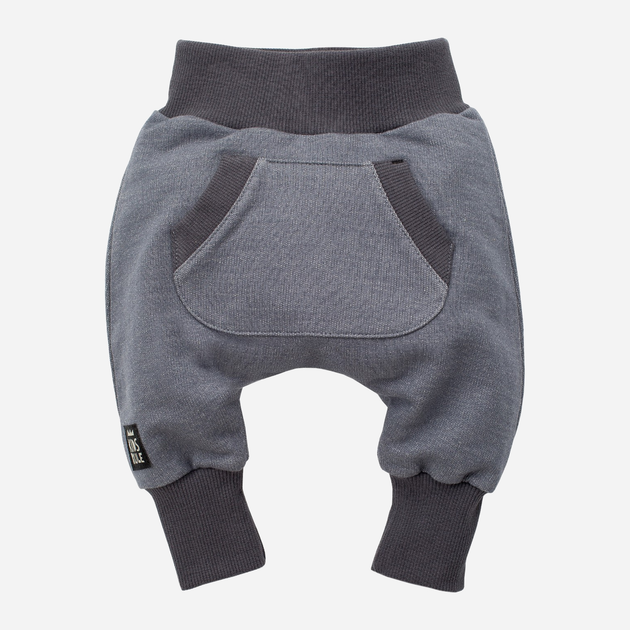 Дитячі штани Pinokio Happy Day Joggers 86 см Сірі (5901033219474) - зображення 1