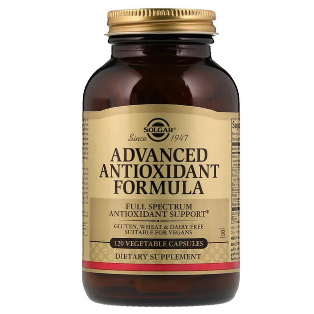 Антиоксиданты Solgar Антиоксидантная Формула Advanced Antioxidant ...