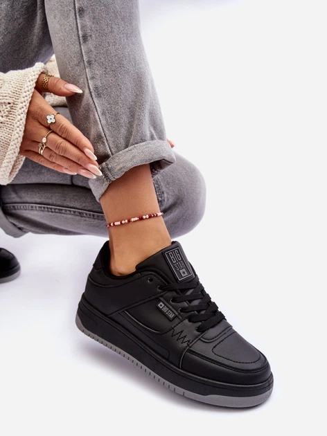 Tenisówki damskie na platformie Big Star MM274353 41 Czarne (5900714686000) - obraz 8