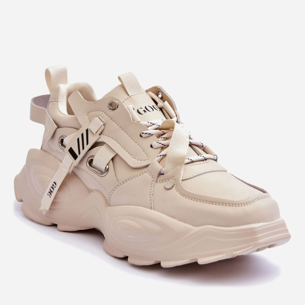 Sneakersy damskie GOE MM2N4015 38 Beżowe (5905677886535) - obraz 4