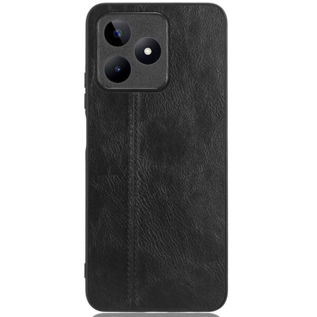 Защитный чехол Unicase Leather Series для Realme C53 Black фото отзывы характеристики в 3356